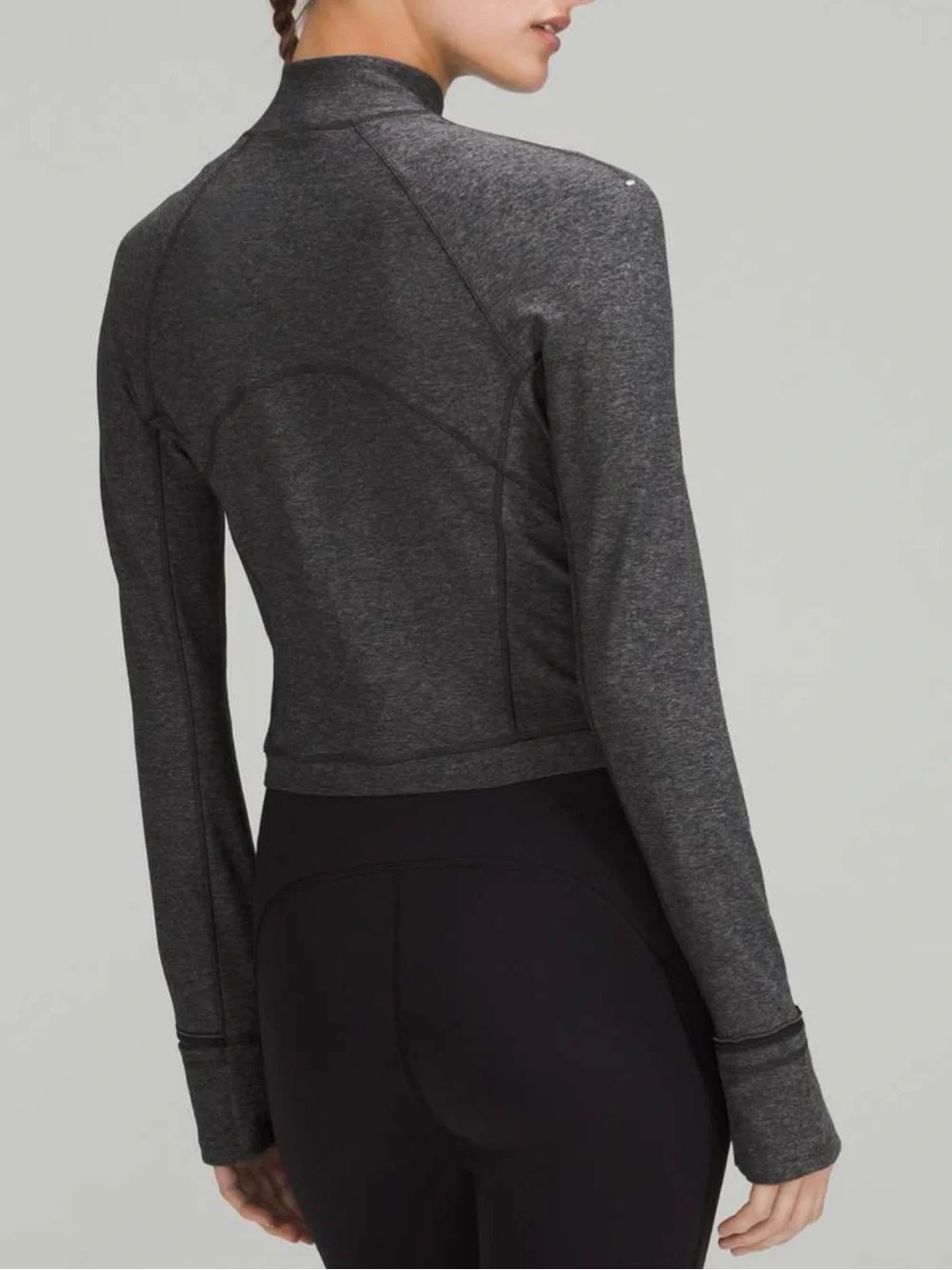 Lululemon Its Rulu Run Cropped Half Zip Pullover